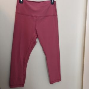 Misty Merlot Lululemon Align Crop 21"  Leggings